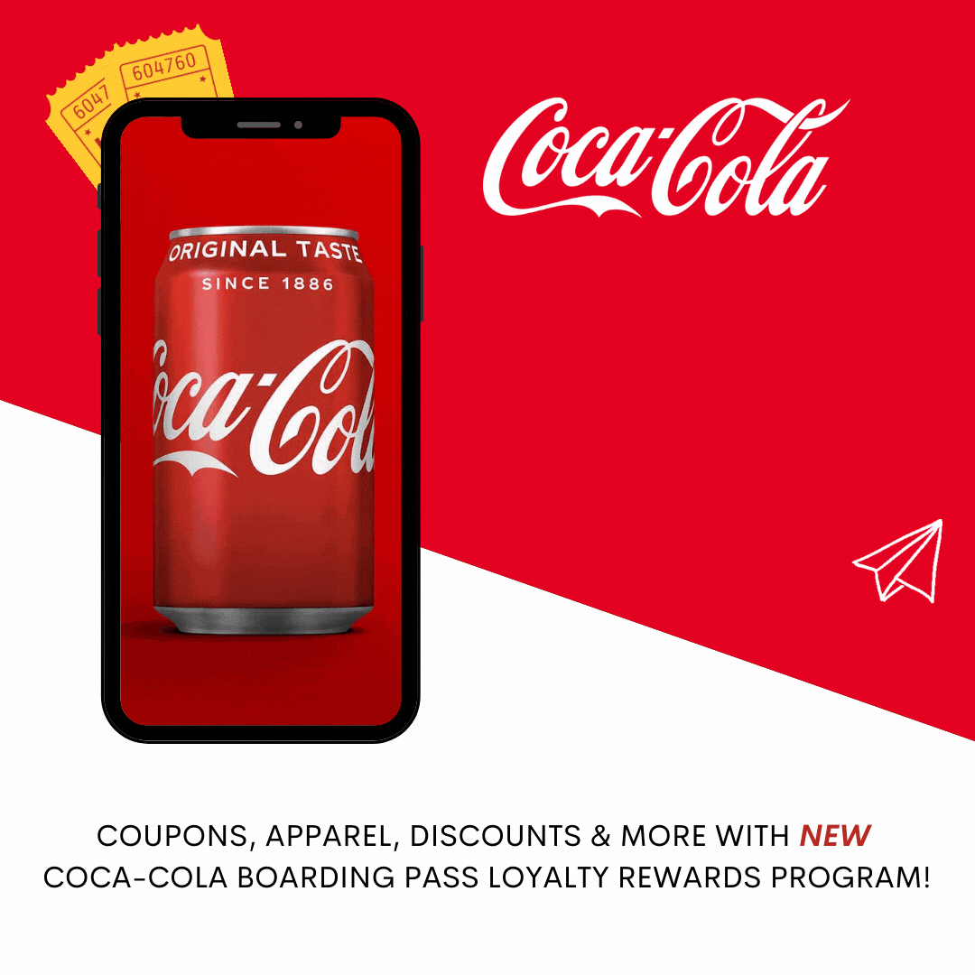 Sign-up for Coca-Cola Boarding Pass Loyalty Rewards Program